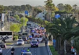 Manifestación en la avenida de Denia el pasado 17 de abril.