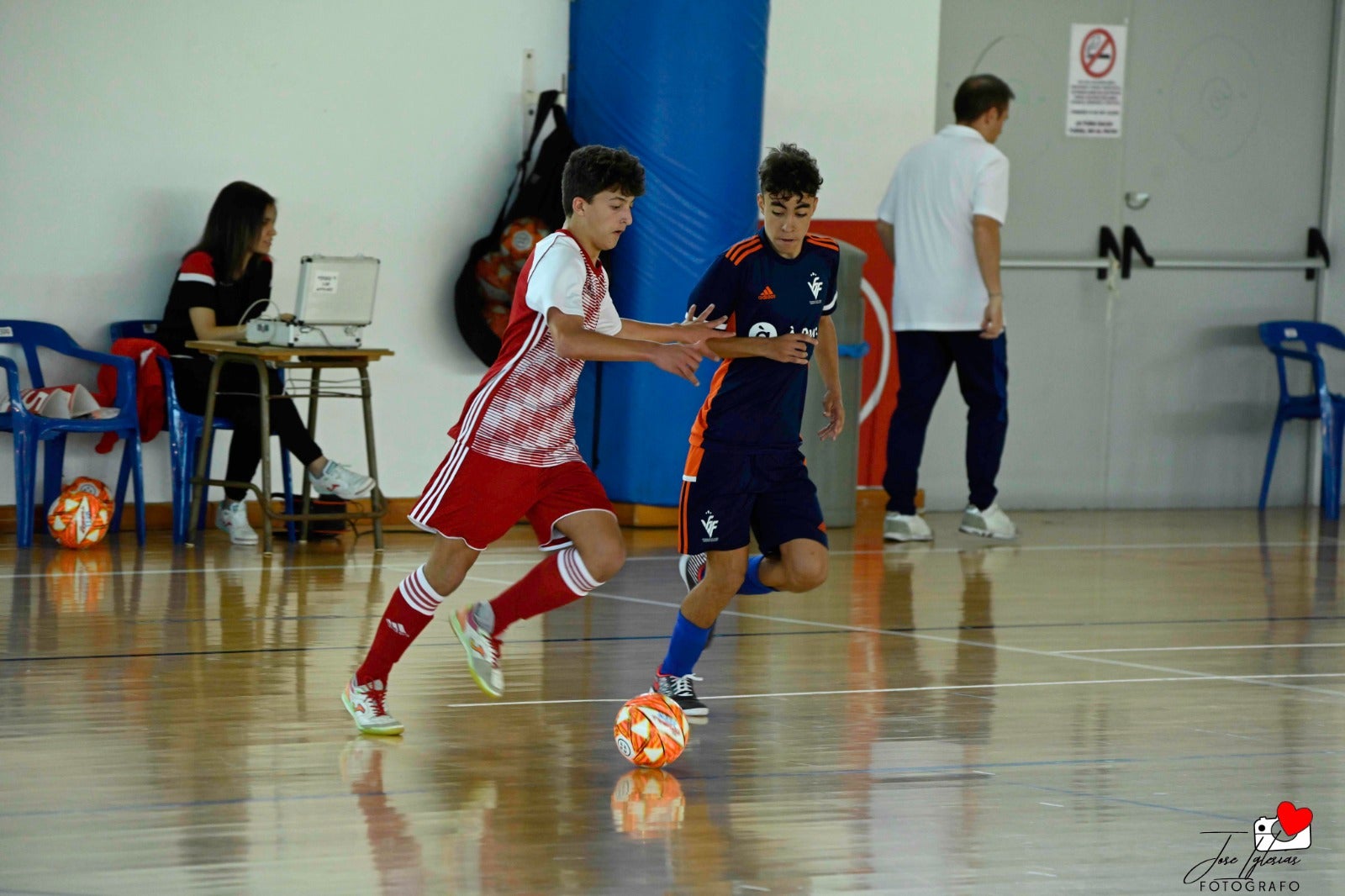 Tres de cinco de la Selección Valenciana Sub-14 de fútbol sala en el Nacional de San Javier