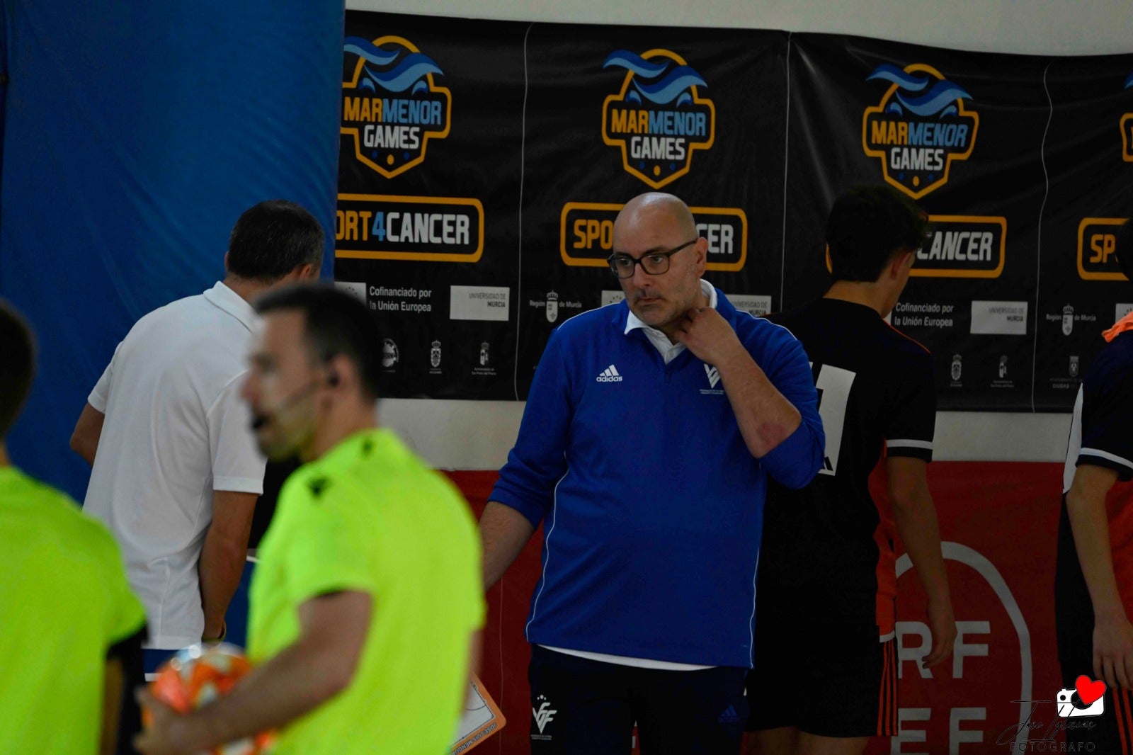 Tres de cinco de la Selección Valenciana Sub-14 de fútbol sala en el Nacional de San Javier