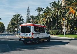 Imagen de archivo de una ambulancia