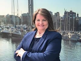 Julia Llopis en el Puerto de Alicante