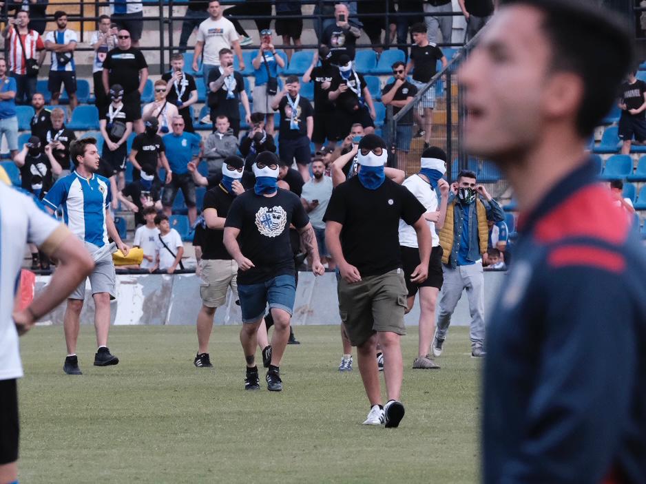 Las imágenes del tenso Hércules-Alzira