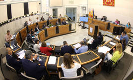 Un momento del último pleno de la legislatura.