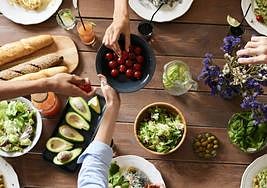 Una comida saludable.