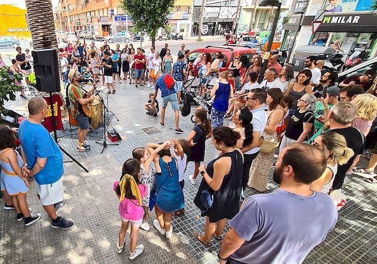 Jornada de dinamización comercial en el barrio de Benalúa.
