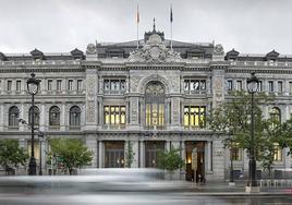 Fachada del Banco de España.