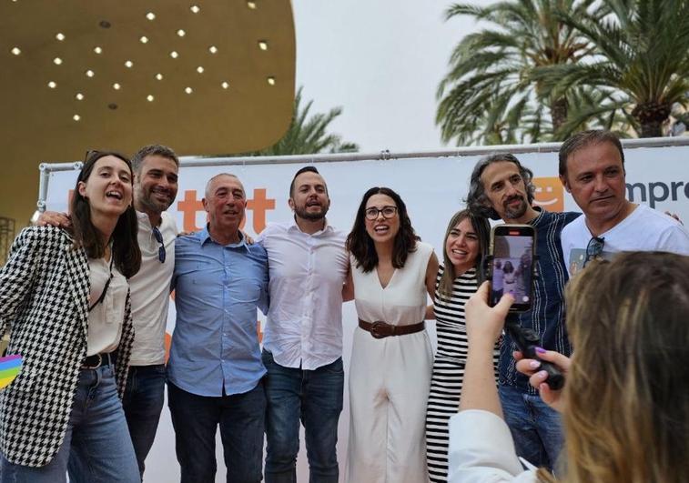 Compromís vuelve a cargar contra los empresarios en su mitin central en Alicante