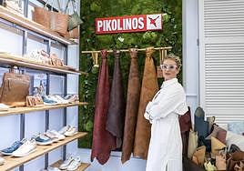 Rosana Perán, en la tienda piloto que tiene la compañía en Elche