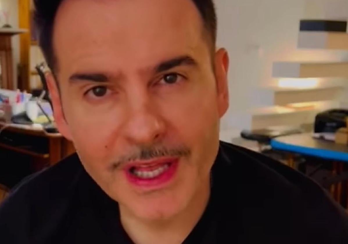 Luis Miguel Seguí, en su publicación de Instagram en apoyo a Ciudadanos Alicante.