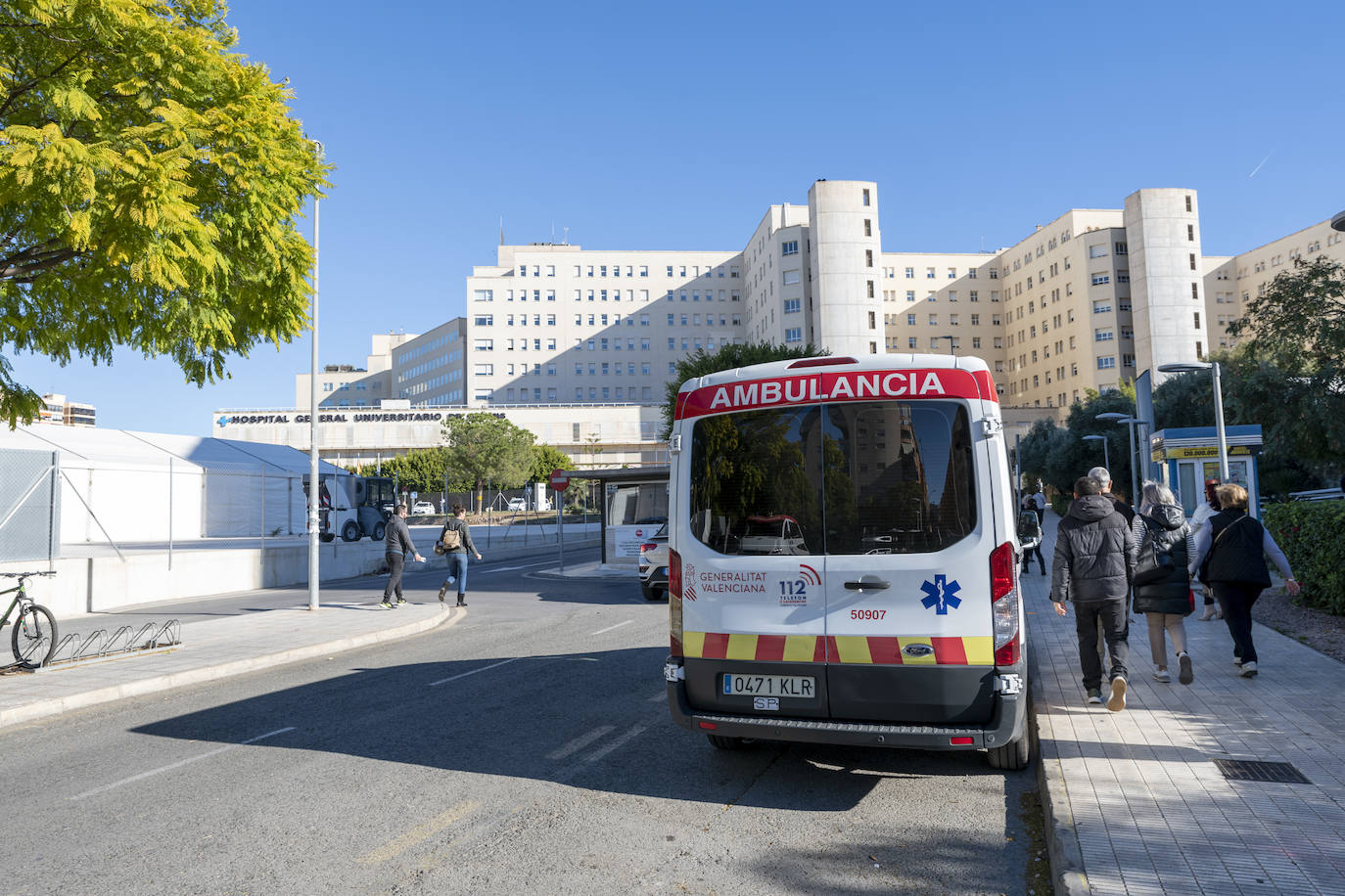 Hospital General de Alicante, centro al que fue ingresado el paciente en primera instancia.