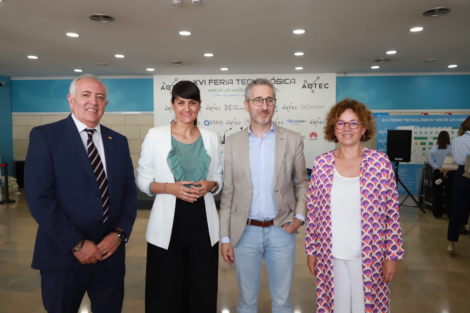 De izquierda a derecha: Vidal, Veracruz, España y Bueno.