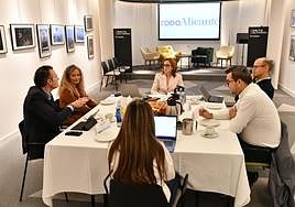 Los participantes del debate sobre Inteligencia Artificial.