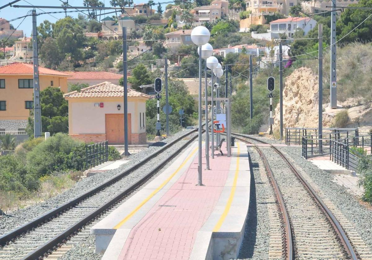 Una de las paradas de El Campello de TRAM