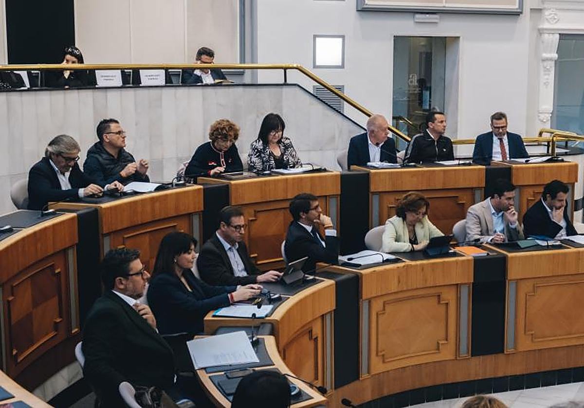 Grupo popular en la Diputación de Alicante.