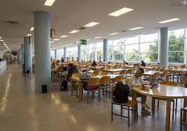 El interior de la biblioteca de la Universidad de Alicante.
