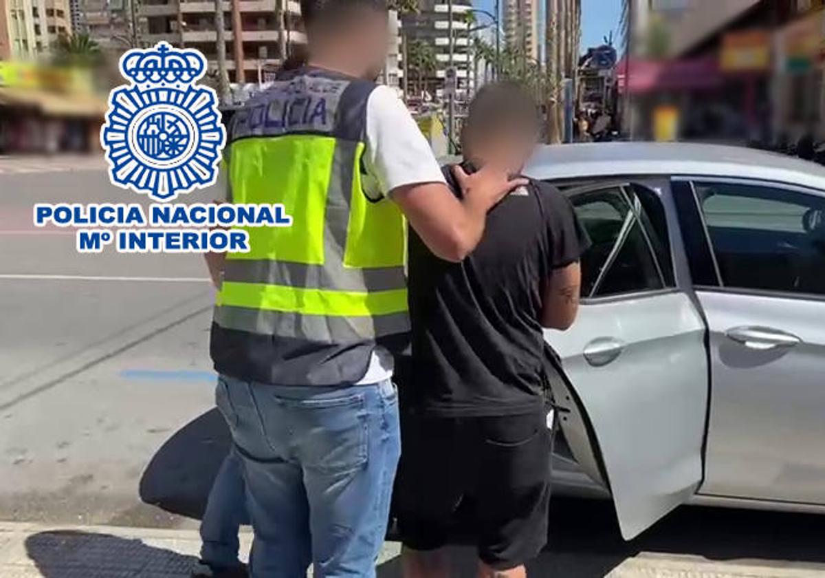 Imágenes de la operación policial