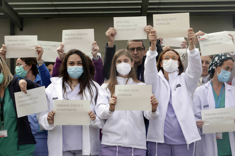 Las polémicas oposiciones de Enfermería se saldan con un 87% de suspensos