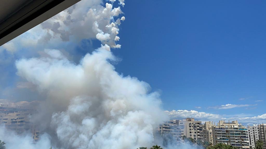 100 kilos de pólvora en la octava mascletà de las Hogueras de Alicante