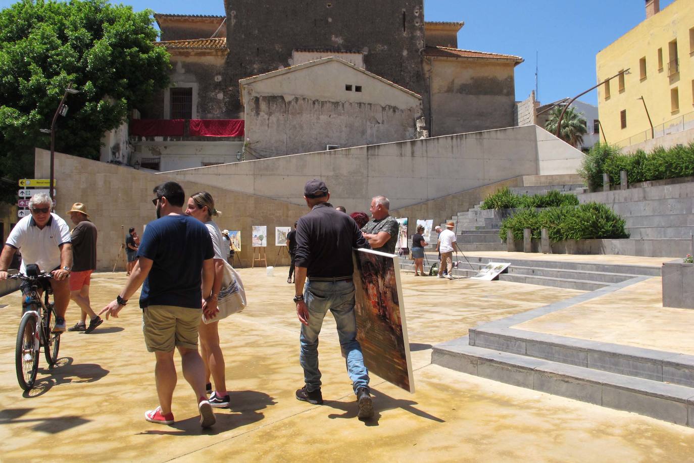 Creatividad y diversión en el Concurso de Pintura Rápida &#039;Ciudad de Dénia&#039;