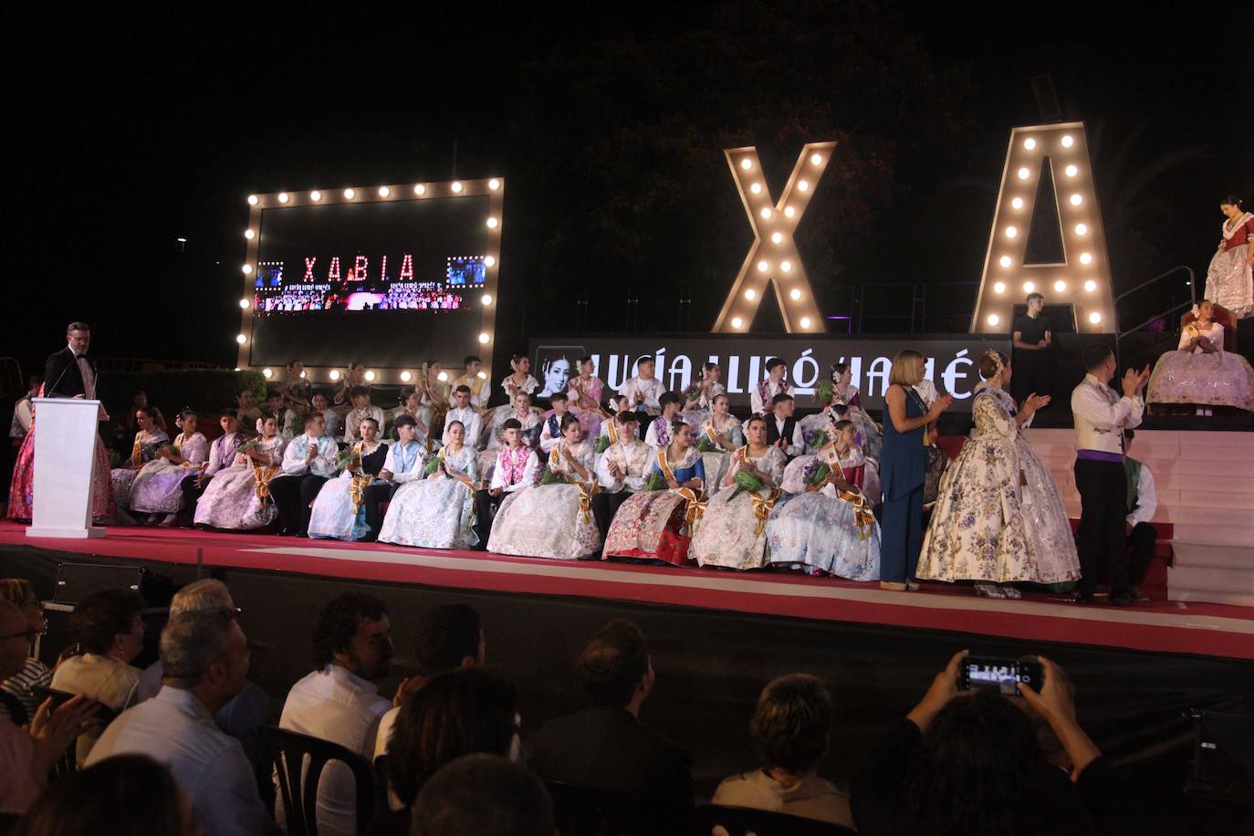 Protagonismo para Arantxa Pons y la Quintà 2023 en la proclamación de Fogueres Xàbia