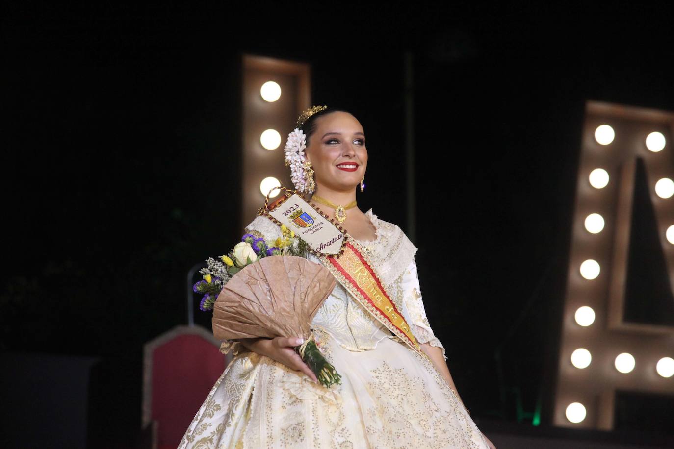 Protagonismo para Arantxa Pons y la Quintà 2023 en la proclamación de Fogueres Xàbia