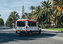 Una ambulancia en Alicante
