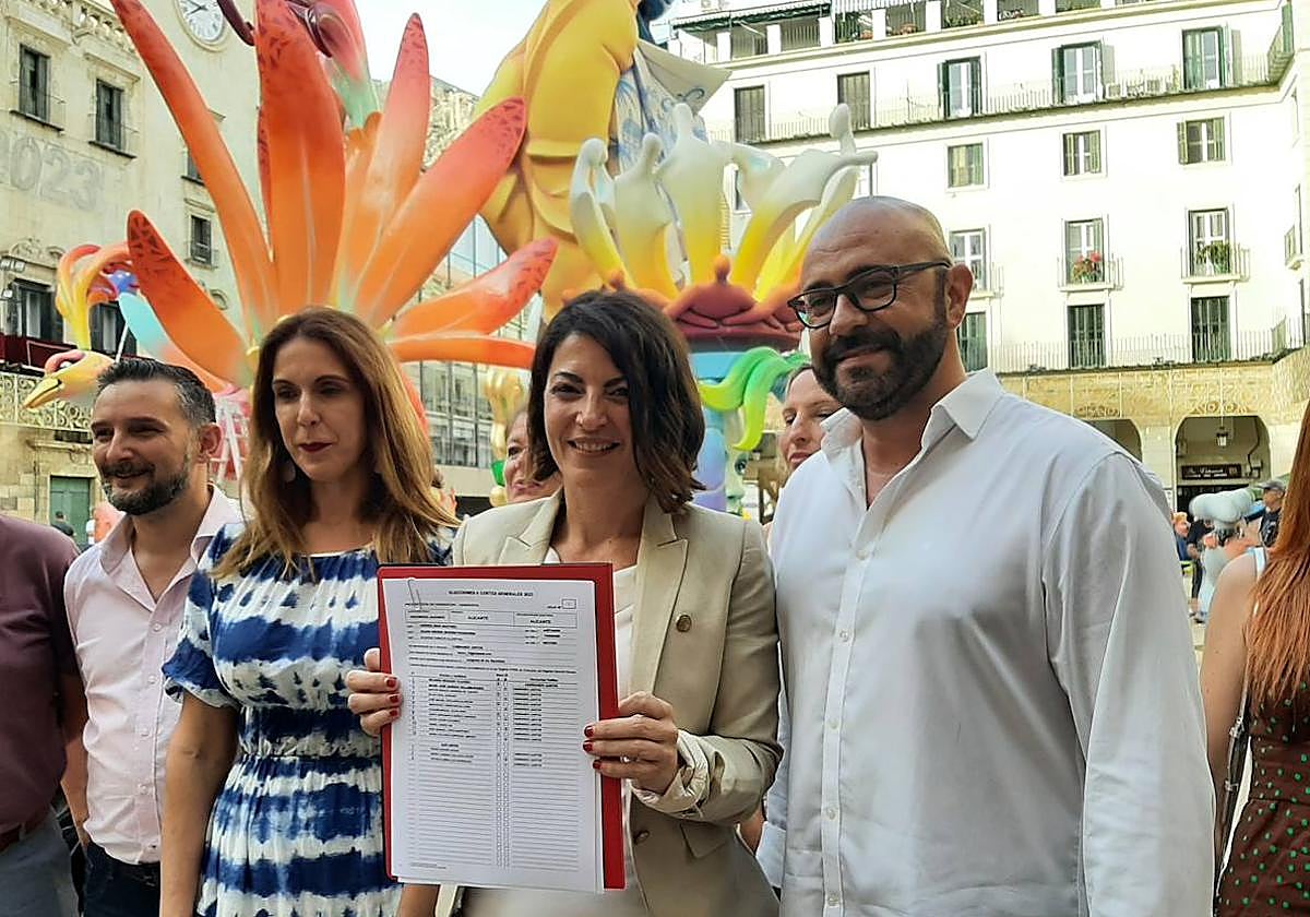 La líder de Caminando Juntos y antigua portavoz de VOX en el Congreso, Macarena Olona.