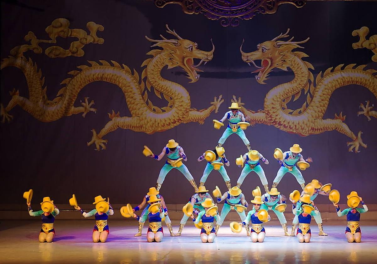 Coreografía del Gran Circo Acrobático Nacional de China