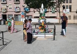La hoguera infantil 'Madre naturaleza' ubicada en ELche.