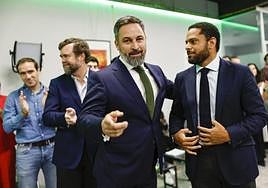 El líder de Vox, Santiago Abascal.