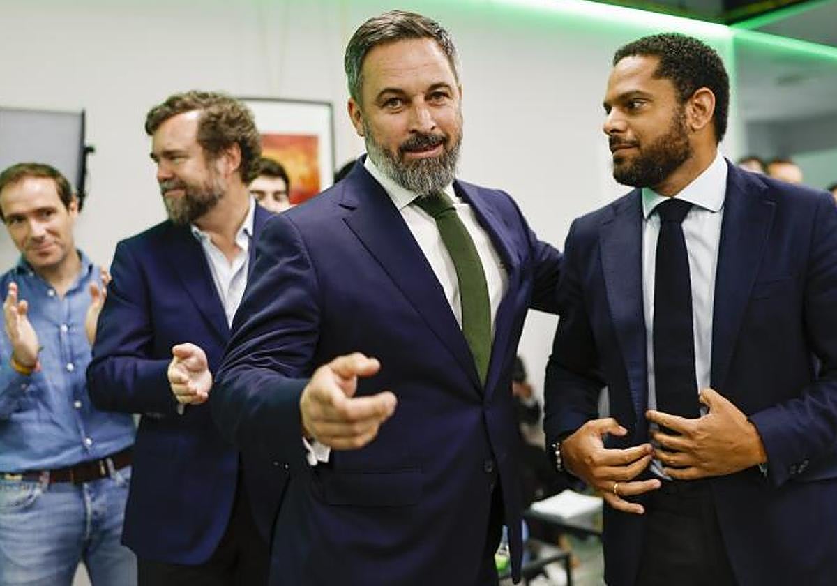 El líder de Vox, Santiago Abascal.