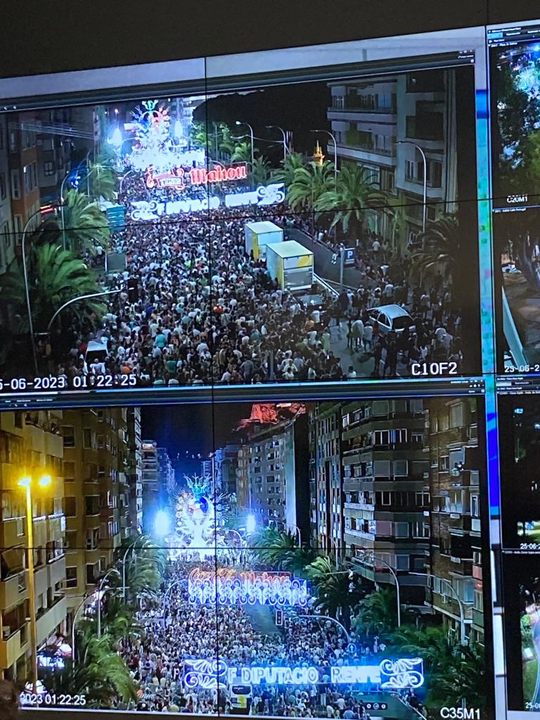 Imagen secundaria 2 - Control por cámara de los diferentes emplazamientos de la Cremà.