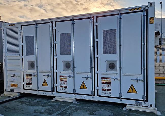 Megabatería instalada en TexAthenea.