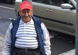 José López vendiendo regaliz en Maisonnave