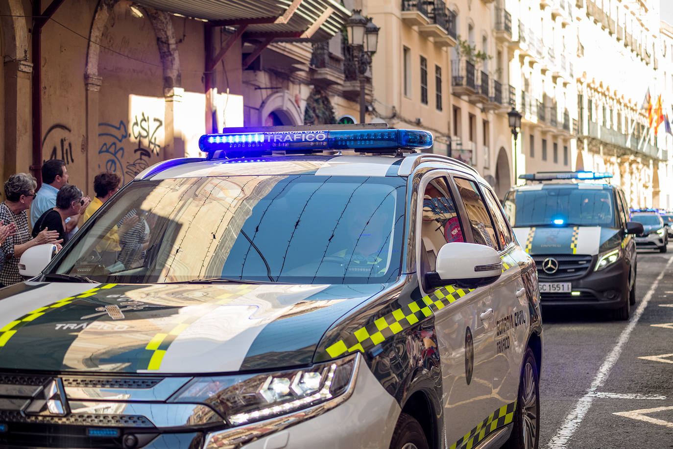 Vehículo de la Guardia Civil.