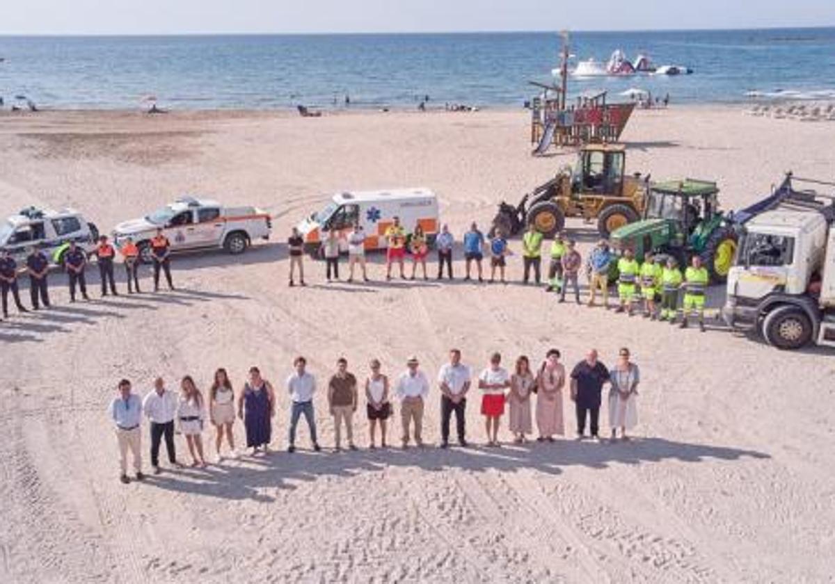 Presentación del dispositivo de playas.