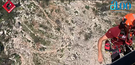 Momento del rescate.