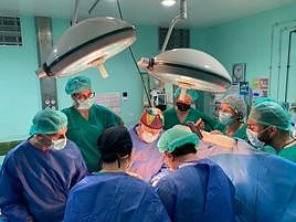 Facultativos ponen en práctica la pionera técnica