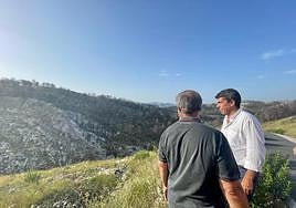 Carlos Mazón en la zona del Vall d'Ebo.