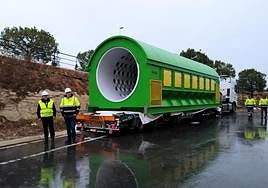 Una de las piezas de la nueva maquinaria.