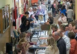 Mesas electorales los pasados comicios autonómicas y municipales.