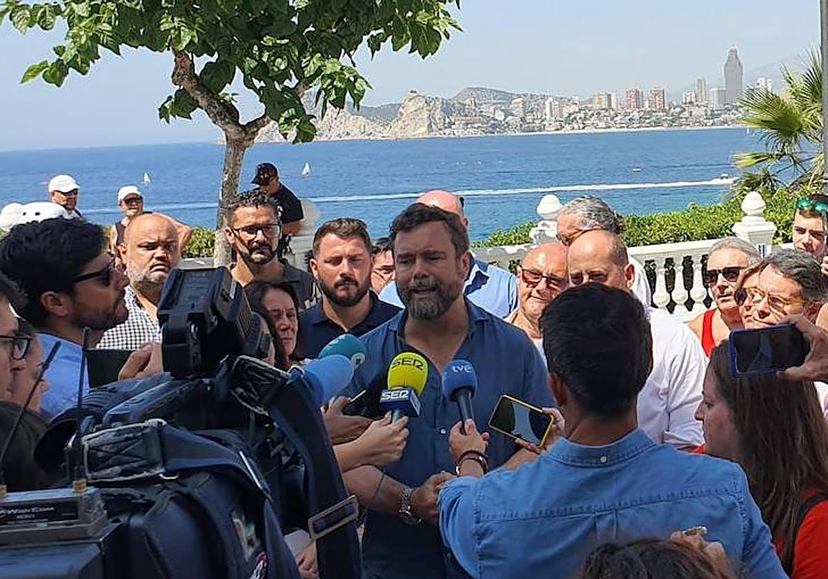 Iván Espinosa de los Monteros, en Benidorm.