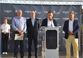Carlos García, director de La Sella Golf, en su intervención.