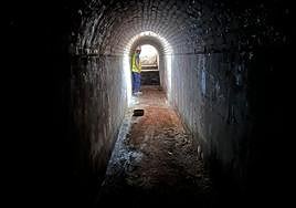 Obras de la Casa de la Misericordia, donde se han descubierto restos patrimoniales de hace tres siglos.