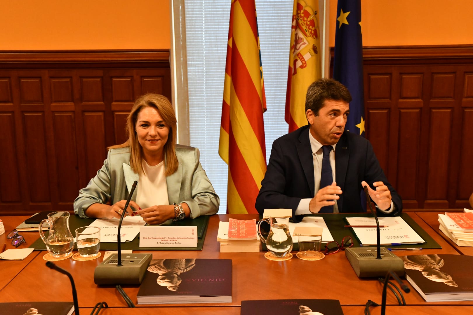 Las imágenes del primer Pleno del Consell en Alicante