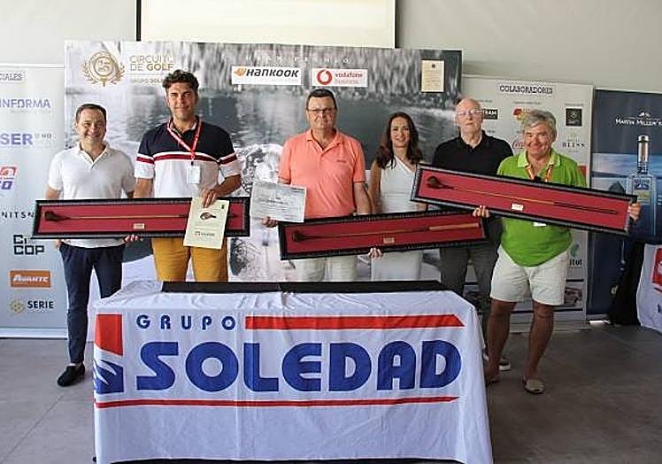 Imagen principal - Ganadores Segunda Categoría Caballeros