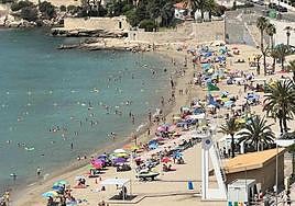 Playa de la Albufereta, Alicante.