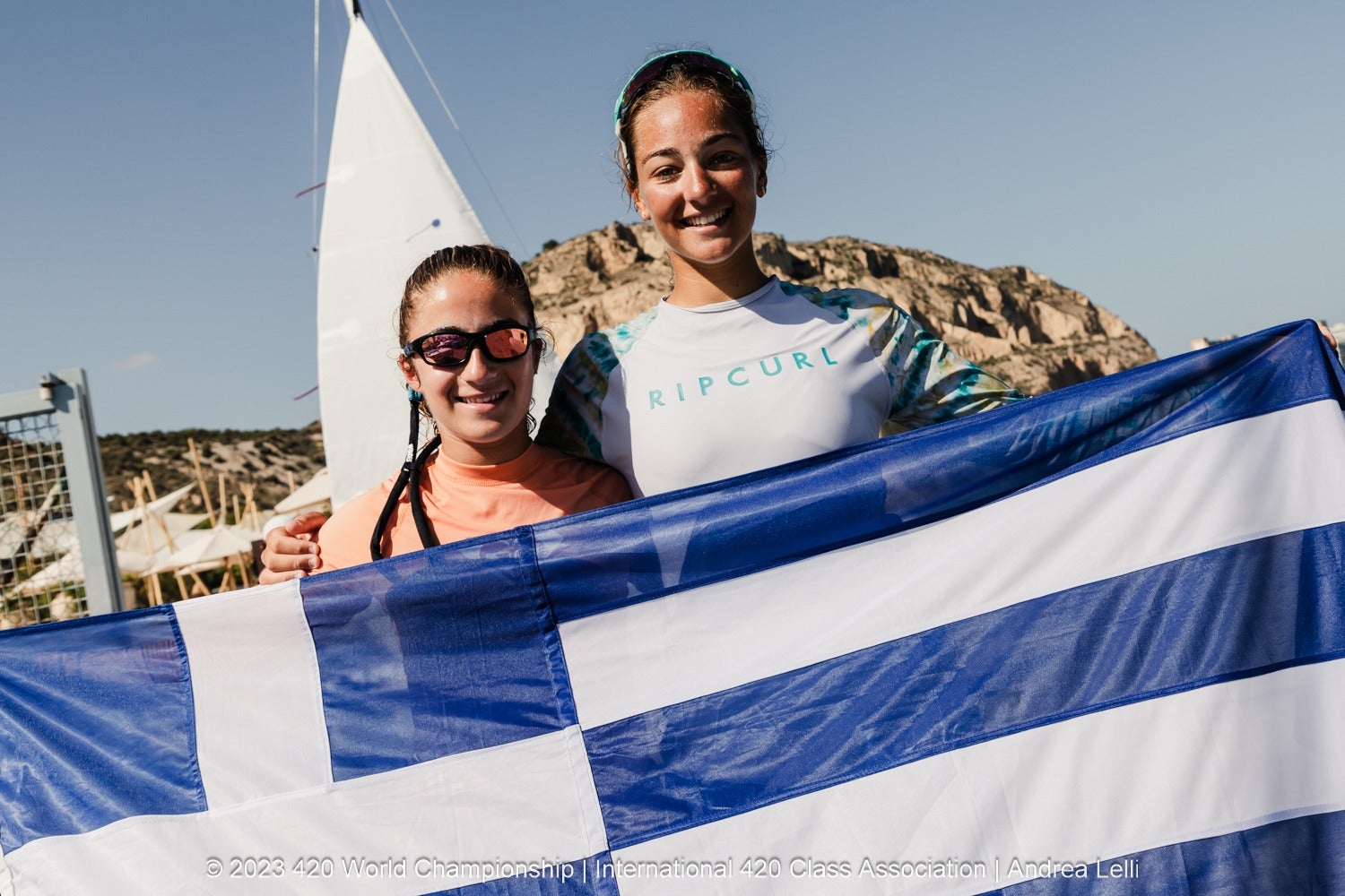 Las griegas Kerkezou/Giannouli, campeonas femeninas.