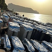 El Castell de l'Olla refuerza y mejora las plataformas desde las que disparará tonelada y media de pólvora