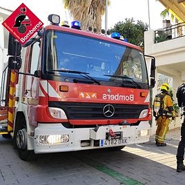 Foto de archivo de un camión del Consorcio Provincial de Bomberos de Alicante.